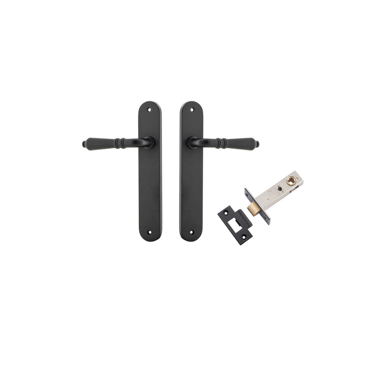 IVER SARLAT LEVER DOOR HANDLE ON OVAL BACKPLATE - CUSTOMISE TO YOUR NEEDS