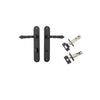Iver Sarlat Lever Door Handle On Oval Backplate - primehardware