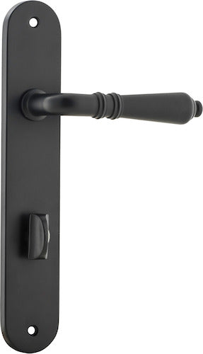 IVER SARLAT LEVER DOOR HANDLE ON OVAL BACKPLATE - CUSTOMISE TO YOUR NEEDS