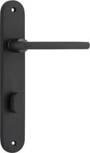 Iver Baltimore Door Lever Handle On Oval Backplate - primehardware