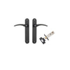 Iver Oxford Door Lever Handle On Oval Backplate - primehardware