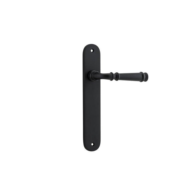 Iver Verona Door Lever Handle On Oval Backplate - primehardware