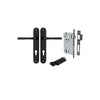 Iver Annecy Door Lever Handle On Oval Backplate - primehardware