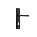 Iver Annecy Door Lever Handle On Stepped Backplate - primehardware