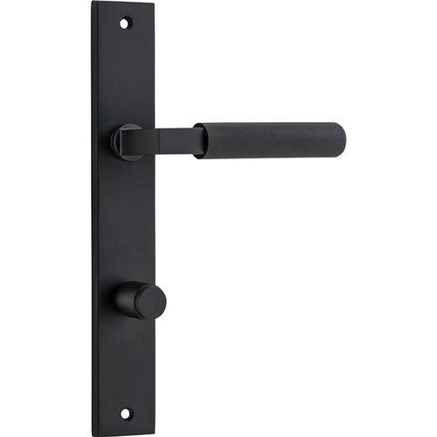 Iver Brunswick Door Lever Handle On Rectangular Backplate - primehardware