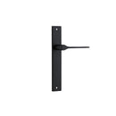 Iver Como Door Lever Handle On Rectangular Backplate - primehardware