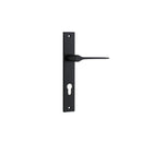 Iver Como Door Lever Handle On Rectangular Backplate - primehardware