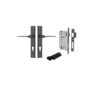 Iver Como Door Lever Handle On Rectangular Backplate - primehardware