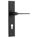 Iver Como Door Lever Handle On Chamfered Backplate - primehardware