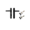 Iver Bronte Door Lever Handle On Oval Backplate - primehardware