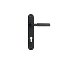 Iver Berlin Door Lever Handle On Oval Backplate - primehardware