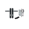 Iver Berlin Door Lever Handle On Oval Backplate