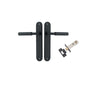 Iver Berlin Door Lever Handle On Oval Backplate