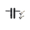 Iver Berlin Door Lever Handle On Oval Backplate - primehardware