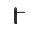 Iver Brunswick Door Lever Handle On Oval Backplate - primehardware