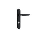 Iver Brunswick Door Lever Handle On Oval Backplate - primehardware