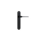 Iver Como Door Lever Handle On Oval Backplate - primehardware