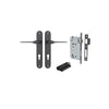 Iver Como Door Lever Handle On Oval Backplate - primehardware