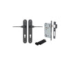 Iver Como Door Lever Handle On Oval Backplate - primehardware
