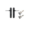 Iver Como Door Lever Handle On Oval Backplate - primehardware