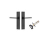 Iver Baltimore Door Lever Handle On Chamfered Backplate - primehardware