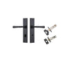 Iver Verona Door Lever Handle On Chamfered Backplate - primehardware