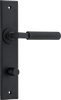 Iver Brunswick Door Lever Handle On Chamfered Backplate - primehardware
