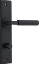 Iver Brunswick Door Lever Handle On Chamfered Backplate - primehardware