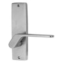 Lockwood 1905 Square End Plate With 41 Lever LH Satin Chrome 1905/41LSC - primehardware
