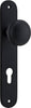 Iver Paddington Door Knob On Oval Backplate - primehardware