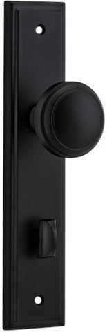 Iver Paddington Door Knob On Stepped Backplate - primehardware