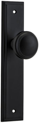 Iver Paddington Door Knob On Stepped Backplate - primehardware