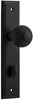 Iver Guildford Door Knob On Stepped Backplate - primehardware