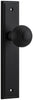 Iver Guildford Door Knob On Stepped Backplate - primehardware