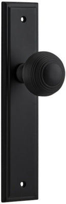 Iver Guildford Door Knob On Stepped Backplate - primehardware