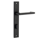 Iver Baltimore Return Door Lever Handle On Rectangular Backplate - primehardware