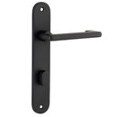Iver Baltimore Return Door Lever Handle On Oval Backplate - primehardware