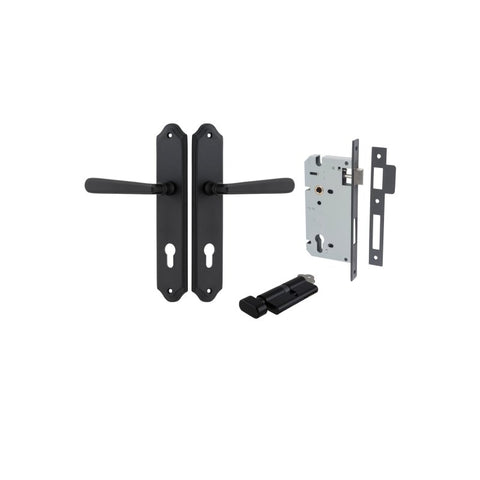 Iver Copenhagen Door Lever Handle On Shouldered Backplate - primehardware