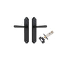 Iver Copenhagen Door Lever Handle On Shouldered Backplate - primehardware