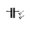 Iver Copenhagen Door Lever Handle On Stepped Backplate - primehardware