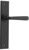 Iver Copenhagen Door Lever Handle On Chamfered Backplate