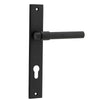 Iver Helsinki Door Lever Handle On Rectangular Backplate - primehardware