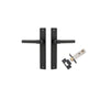 Iver Helsinki Door Lever Handle On Rectangular Backplate - primehardware