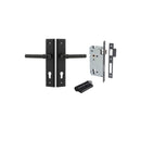 Iver Helsinki Door Lever Handle On Stepped Backplate - primehardware