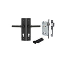 Iver Helsinki Door Lever Handle On Stepped Backplate - primehardware