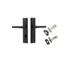 Iver Helsinki Door Lever Handle On Stepped Backplate