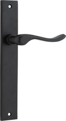 Iver Stirling Door Lever Handle On Rectangular Backplate - primehardware