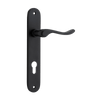 Iver Stirling Door Lever Handle On Oval Backplate - primehardware