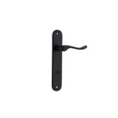 Iver Stirling Door Lever Handle On Oval Backplate - primehardware