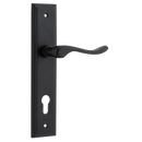 Iver Stirling Door Lever Handle On Stepped Backplate - primehardware